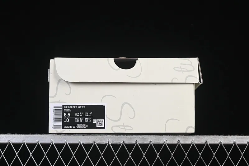 All categories Nk Air Force 1 Air Force series Nk Air Force 1 Low Air Force low-top Nike Air Force 1'07 Low Stusi co-branded beige hook black bottom Air Force 1 low-top casual sneakers CS5288-037